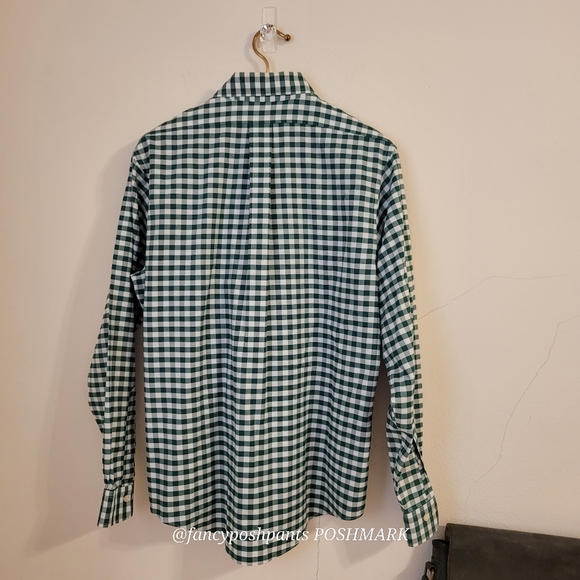 BROOKS BROTHERS like new! special detail check cuff 100% supima cotton no iron - Picture 12 of 17